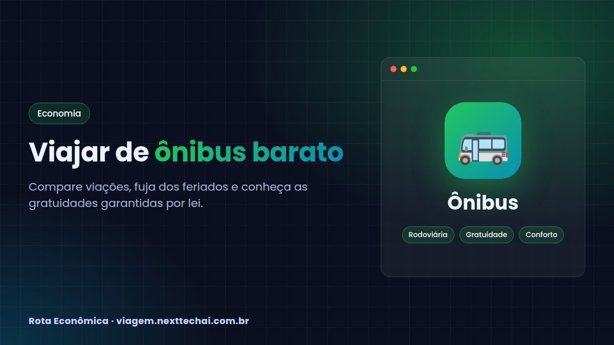 Viajar de ônibus barato: dicas e direitos da ANTT